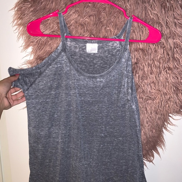 Off shoulder grey top - Picture 4 of 5